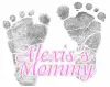 Alexis's Mommy Footprints
