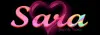 Sara with heart