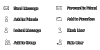white contact table