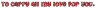 Glitter text