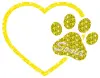 Sonia - heart and paw print