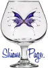 Butterfly in a glass