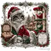 Christmas cat's