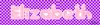 Elizabeth's Glitter name tag