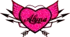Alyna - Heart w/ Wings