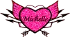 Michelle - Heart w/ Wings