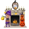 fireplace display