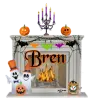 Bren - halloween fireplace