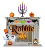 Robbie - halloween fireplace