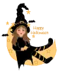 happy halloween - witch