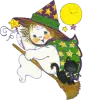 cute little ghost witch