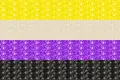 Nonbinary Flag Glitter
