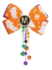 M for Marika - halloween bow