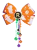 R for Robbie - halloween bow