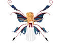 fairy in white