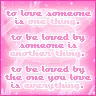 To Be loved...