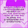 Say u'll luv me...
