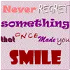 never regret purple