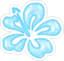 Blue hibiscus