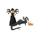 dark fairy with a dragon