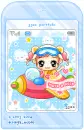 cute kawaii mobile phone screen