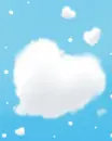 cute kawaii love cloud