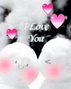 cute kawaii snowball love