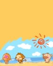 cute kawaii yoyocici on summer holidays