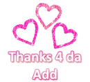 thanks for the add