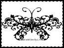 B&W Butterfly