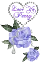 Love Ya, Perry - Diamondheart Purple Rose