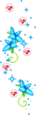 blue flowers
