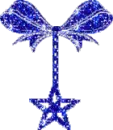 blue bow