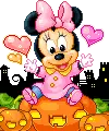 cute kawaii halloween disney baby minnie