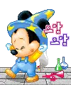 cute kawaii disney baby mickey mouse witch