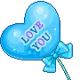 cute kawaii love heart balloon