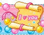 cute kawaii love message