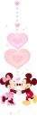 cute kawaii disney mickey minnie in love