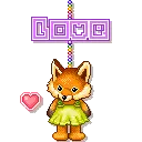 cute kawaii fox love