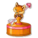 cute kawaii fox love