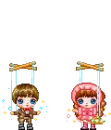 cute kawaii lil puppet lovers