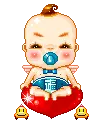 cute kawaii big baby happy new year