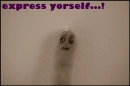 finger face