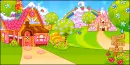 cute kawaii candy land