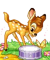 cute kawaii disney bamby & friends
