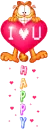 cute kawaii love garfield