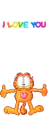 cute kawaii love garfield