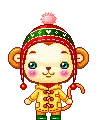 cute kawaii sayclub monkey