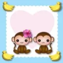 cute kawaii monkey lovers