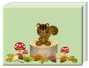 cute kawaii squirrel